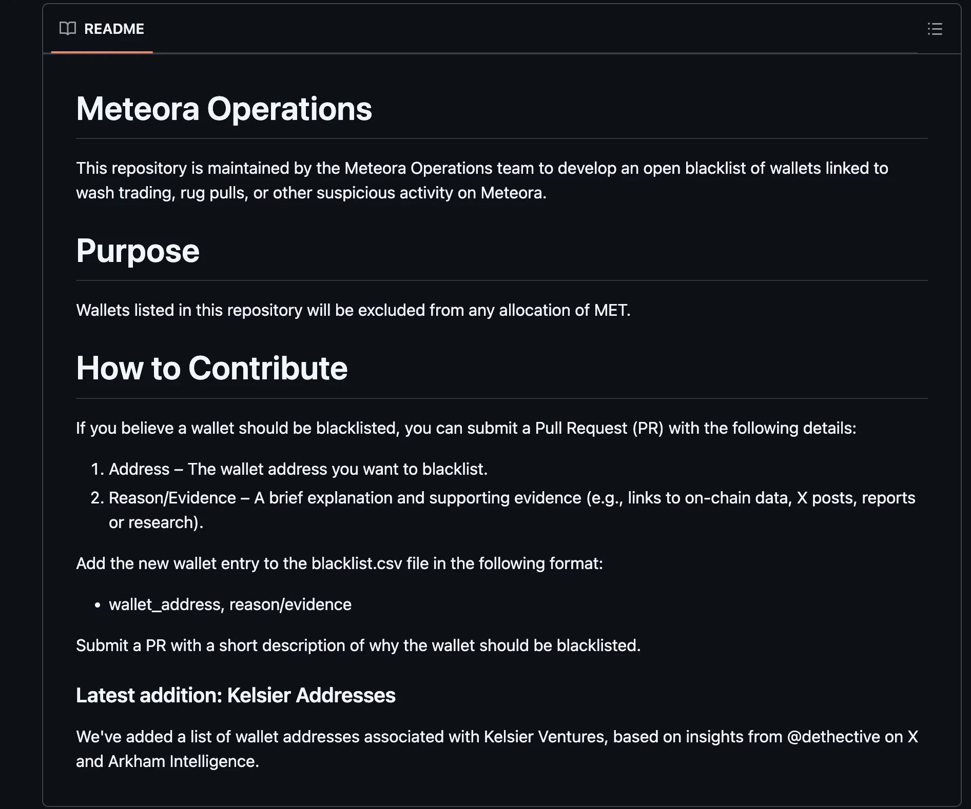 Meteora’s Community-Driven Blacklist: Protecting MET from Bad Actors in Crypto