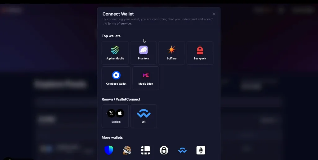 Meteora Portfolio page showing M3M3 pools integration