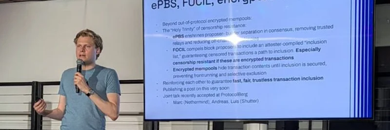 الثالوث المقدس لمقاومة الرقابة لشبكة Shutter يُكشف في EthCC 2025