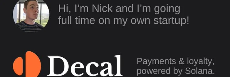 Nick Frostbutter Launches Decal: A Solana-Powered Payments and Loyalty Startup