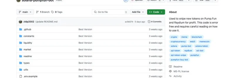 احذر: احتيال بوت Solana PumpFun على GitHub يسرق أصول التشفير