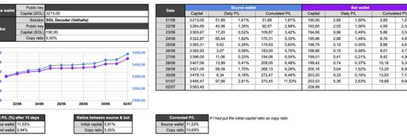 Tuuxx的Meteora Copy-DLMM测试更新：仅30天获利32%！