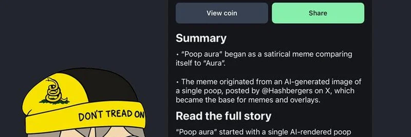 Crypto Twitter Struggles to Ignore Poop Aura: The Rise of a Meme Coin Trend