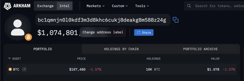 2025年の巨大ビットコインホエールの動き：8万BTCの再分配を解説