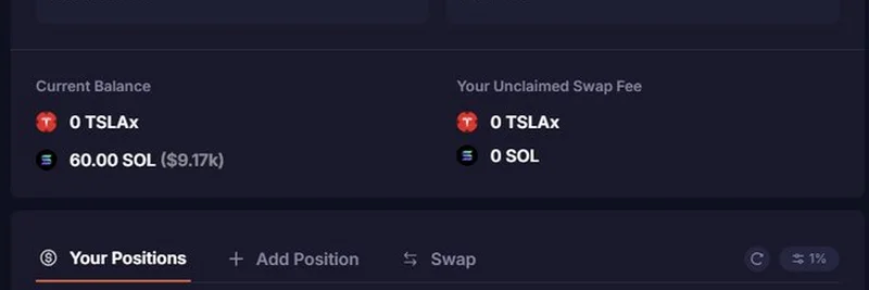 Exploring Meteora's TSLAx-SOL Liquidity Pool: A Deep Dive into DeFi Innovation