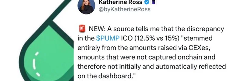 解读 $PUMP ICO 差异：Blockworks 记者详解