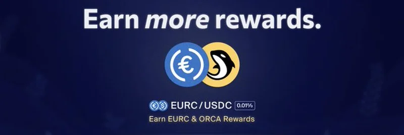 OrcaとGauntletの提携により2025年のEURC/USDCプール報酬が強化