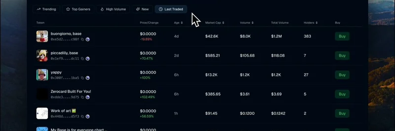 Based Terminal: BaseApp 코인 거래를 위한 궁극의 플랫폼