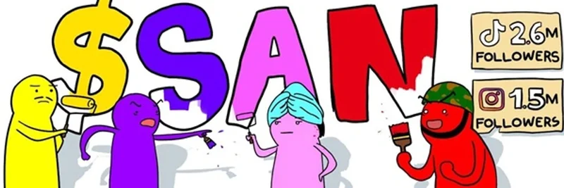 Solana上的San代币：社区驱动的具有慈善用途和网红支持的表情包代币