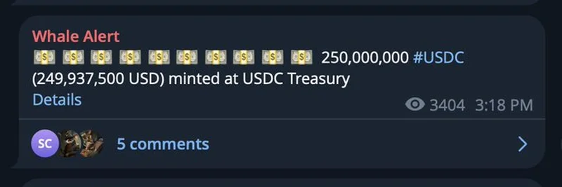 揭秘 Solana 上的 7.5 亿美元 USDC 铸造：区块链里程碑