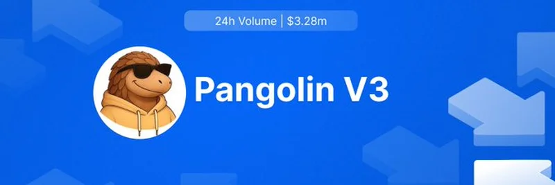 Pangolin V3：DefiLlamaで追跡される新しいDEX、24時間取引量328万ドルを記録