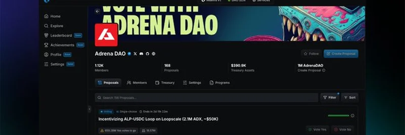 Adrena DAO 提案：激励 Loopscale 上的 ALP-USDC 循环 —— 深度解析