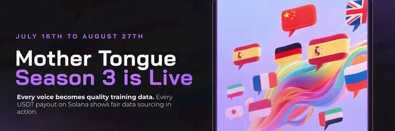 PublicAI Launches Mother Tongue Season 3: Revolutionizing AI with Fair Data Sourcing