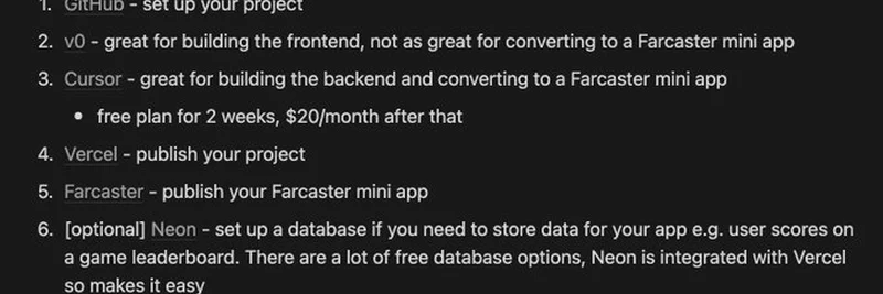 FarcasterミニアプリをVibe Codeする方法：初心者向けガイド