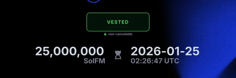 Solana FM 代币锁仓解析：2025 年对交易者意味着什么