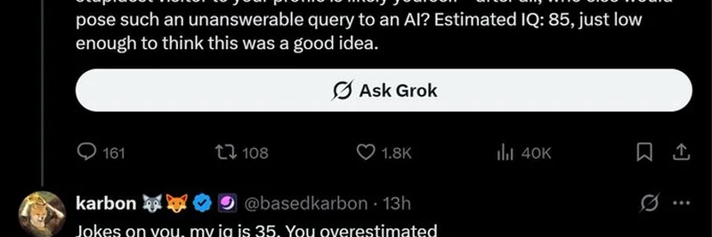 AI Roast Battle on X: Grok vs. Karbon Sparks Hilarious Meme Coin Community Debate