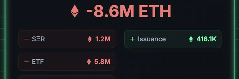 Understanding Ethereum Supply Dynamics Post-Merge: A Deep Dive into -8.6M ETH