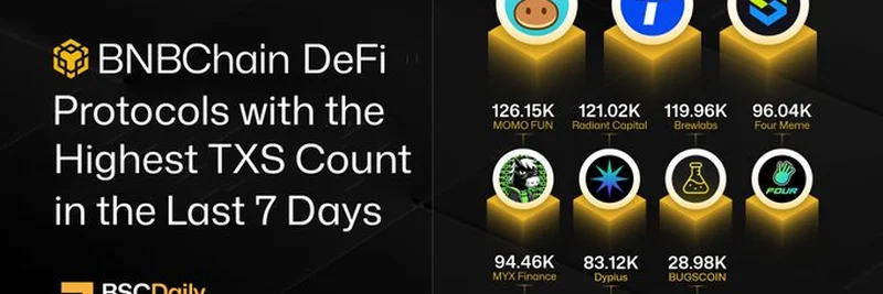 Top BNB Chain DeFi Protocols by Transaction Count in 2025: A Deep Dive