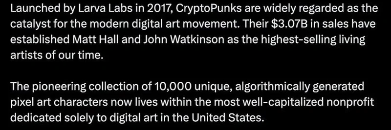 NODE Foundation收购CryptoPunks知识产权：数字艺术的变革者
