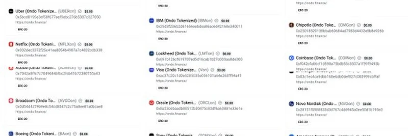 Ondo 토큰화된 TradFi 주식 혁명 탐구: $ONDO의 게임 체인저