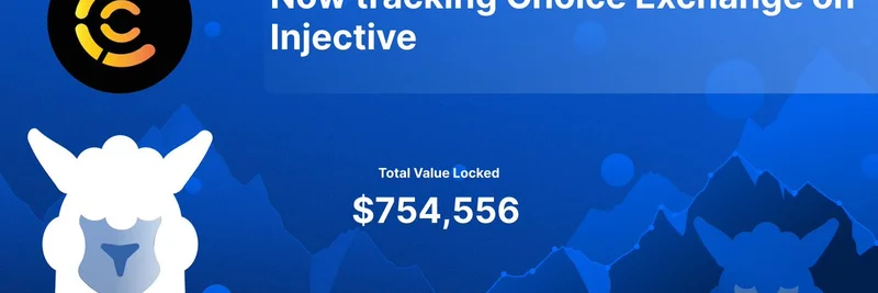 DefiLlama, Injective의 Choice Exchange 추적 시작: 밈 토큰 유동성에 게임 체인저