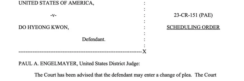 Do Kwon Plea Hearing: Terra Founder Set to Change Plea in $40B Crypto Collapse Case