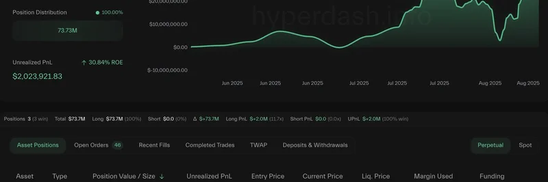 マチ・ビッグブラザーの仮想通貨復活劇：ETH、HYPE、PUMPへの賭けで利益が3,000万ドル超え