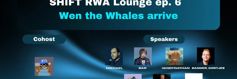 SHIFT RWA Lounge 第6回：クジラたちが到来する時 – 機関投資家の暗号資産流入に備える
