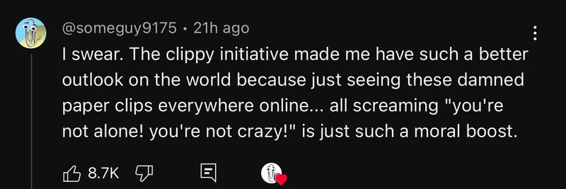 Clippy 表情包代币因 Louis Rossmann 的反科技病毒运动而走红