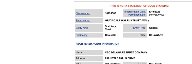 Grayscale Registers Trusts for Sui's DeepBook and Walrus: Spotlight on $DEEP and $WAL Tokens