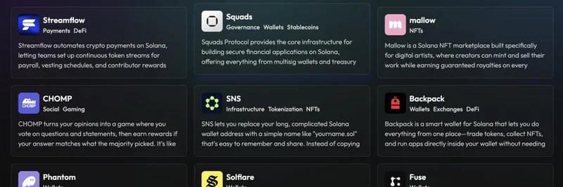 2025년에 알아야 할 과소평가된 Solana 앱 7선