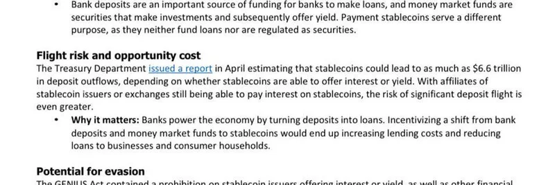 Coinbase CEO Brian Armstrong Slams Banks' Push to Block Stablecoin Competition in GENIUS Act Loophole Debate