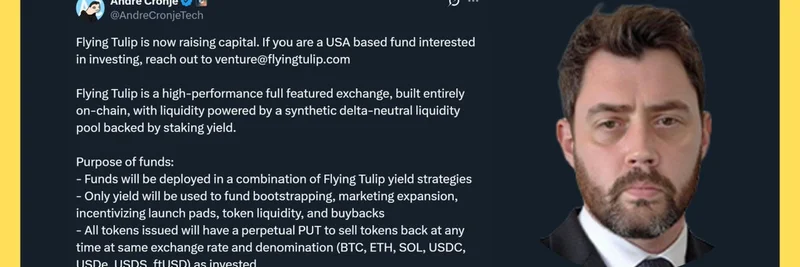 Andre Cronje Unveils Flying Tulip: Delta-Neutral DEX Revolutionizing DeFi on Sonic Labs