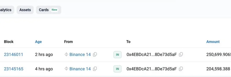 Chainlinkのクジラ、Binanceから約1,020万ドル相当のLINKを出金：ミームトークンにとっての意味