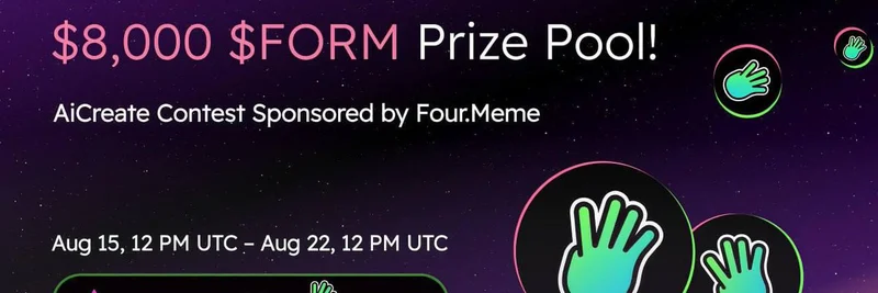 Four.Meme 与 AKEDO 合作，在 BNB Chain 举办 $8,000 FORM AiCreate 游戏竞赛