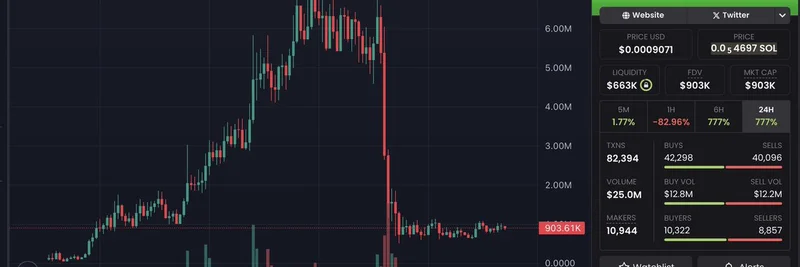 MRBEAST Token Crash: Transparency Issues and Red Flags in Solana Meme Coin