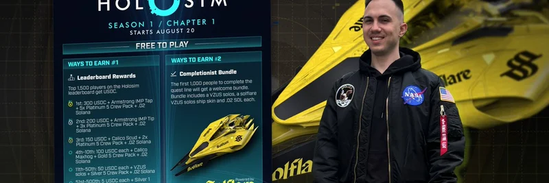 Holosim 시즌 1: Star Atlas의 무료 플레이 우주 전략 게임이 $35K 보상과 함께 출시