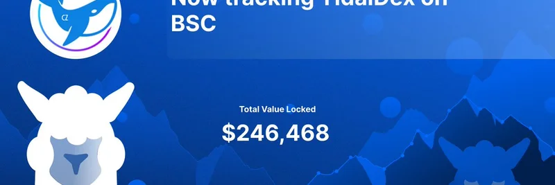 DeFiLlama Starts Tracking TidalDex: Zero-Fee DEX on BSC for Meme Tokens