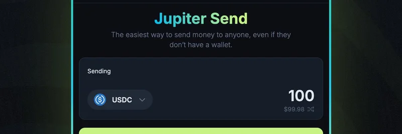 Jupiter Send로 문자 보내듯 암호화폐 송금하기