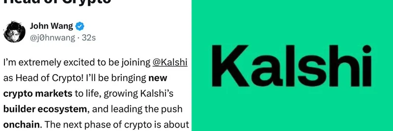 John Wang 加入 Kalshi 担任 Head of Crypto：对 Meme 代币的影响