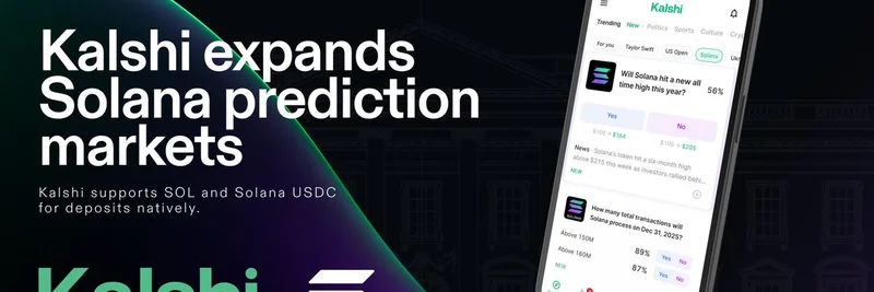 Kalshi Expands Solana Prediction Markets with Native SOL and USDC Deposits