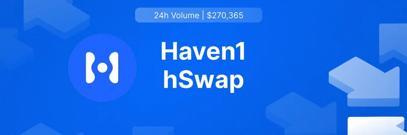 DefiLlama Starts Tracking Haven1's hSwap: New DEX Boasts $270K Daily Volume