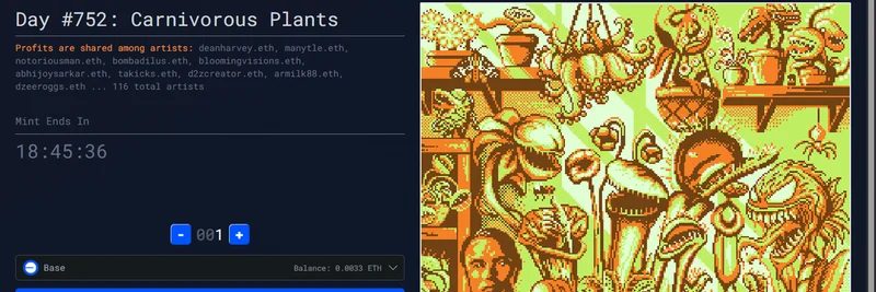 Discover BasePaint: Collaborative Pixel Art NFTs on the Base Blockchain