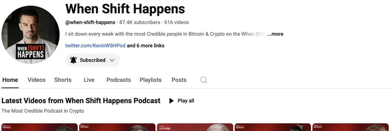 发现《When Shift Happens》：BigM 推荐的顶级加密播客