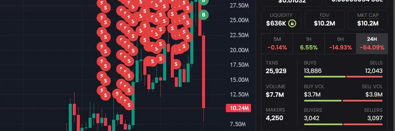 主要钱包抛售引发 Solana 上 $AOL 溪流币价格下跌