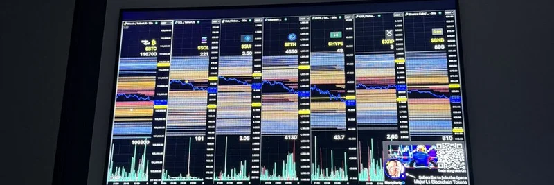 Crypto Trader Streams Liquidation Levels on 75-Inch 4K TV: Inside MartyParty's Epic Setup