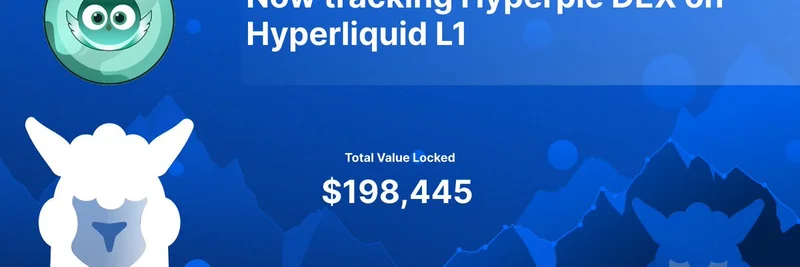 DefiLlamaがHyperpie DEXの追跡を開始：Hyperliquid L1上のミームトークンにとってのゲームチェンジャー