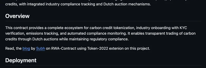 SolanaのRWAコントラクトがToken-2022で炭素クレジットをトークン化し、シームレスなコンプライアンスを実現