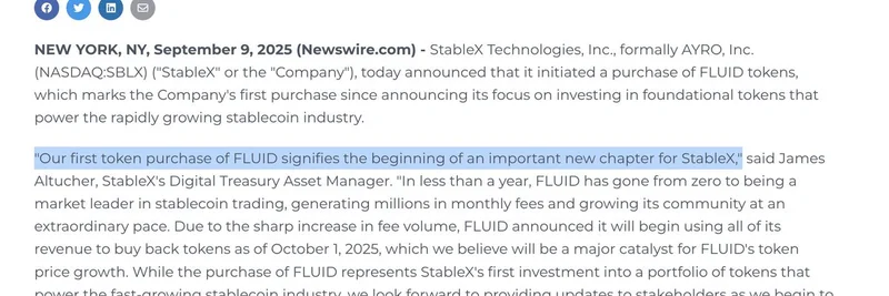 DATs: DeFi 토큰의 새로운 IPO인가? $FLUID의 월스트리트 플레이 내부