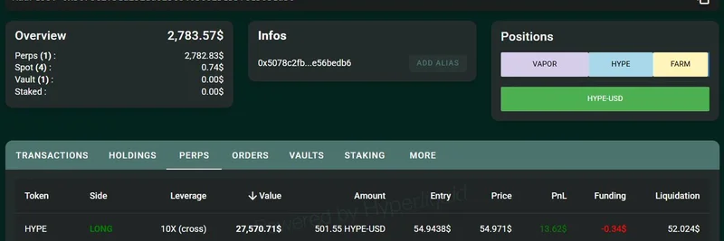 James Wynn Reopens 10x Leverage Long on $HYPE After Liquidation: Bold Move or Risky Gamble?